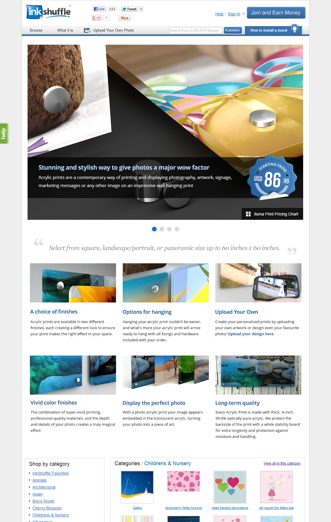 InkShuffle Iluma Prints product