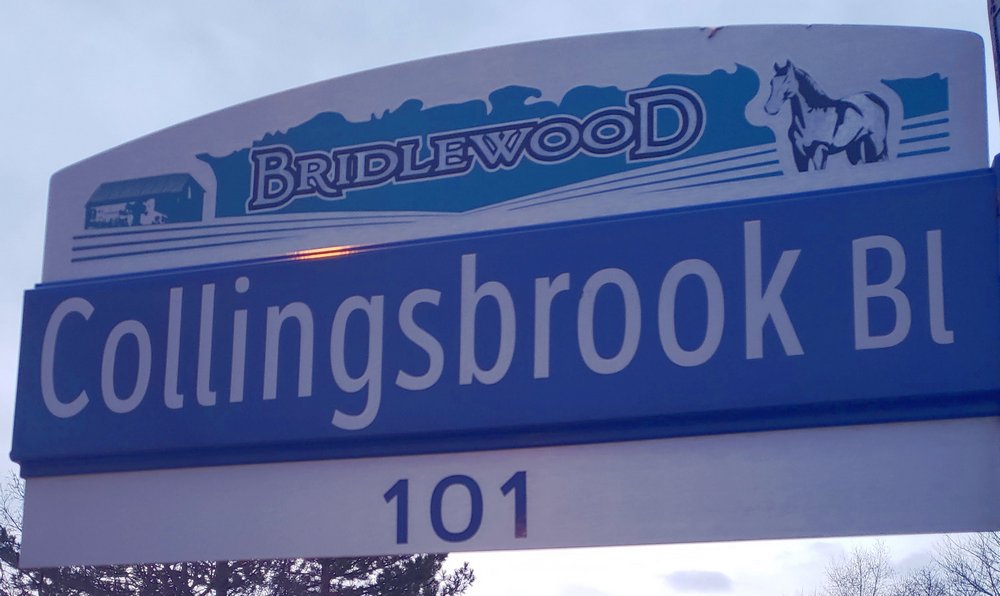 Bridlewood street sign